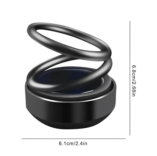 Solar Mounted Double Ring Ornament