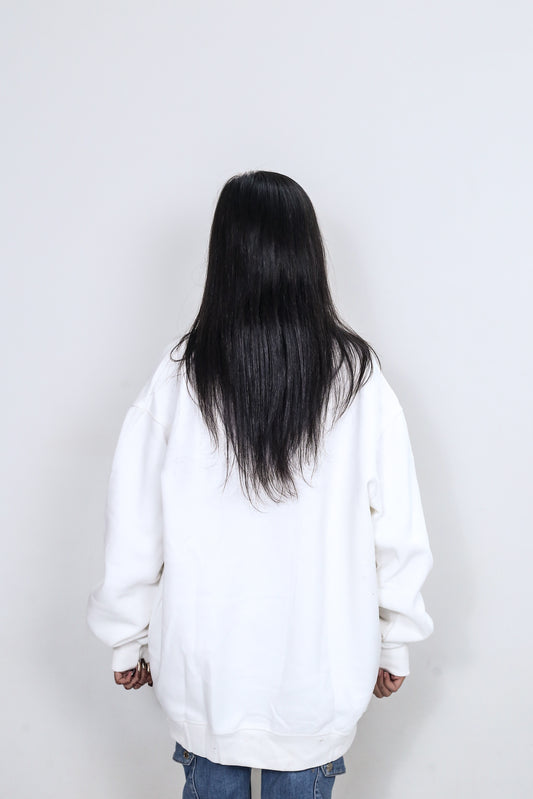 Plain White Sweatshirt